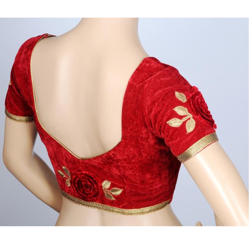 modern saree blouse designs