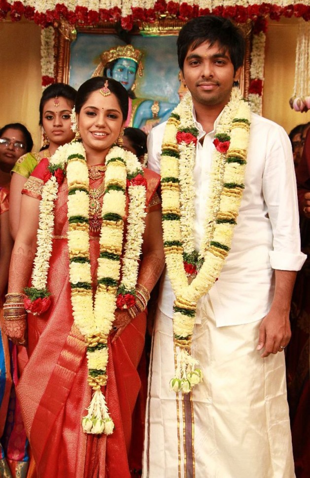 G-V-Prakash-Saindhavi-Wedding-Photo