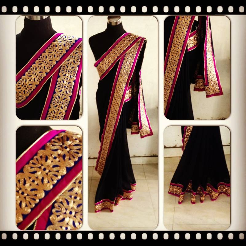 georgette sarees for wedding