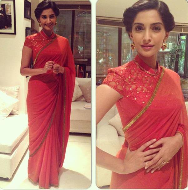 sonam kapoor in tarun tahiliani saree