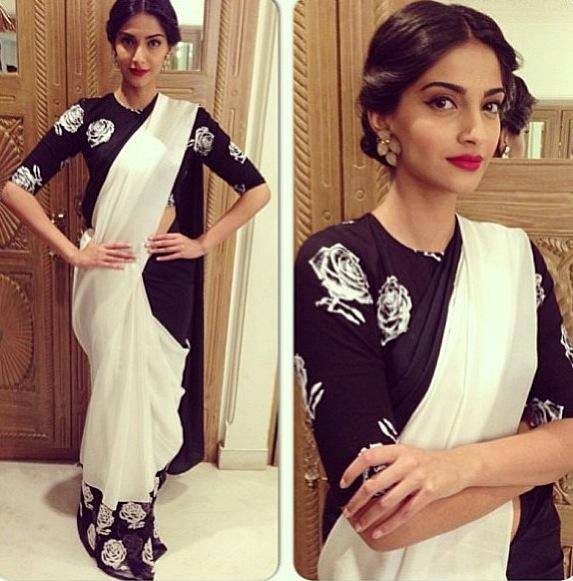 sonam kapoor in masaba saree