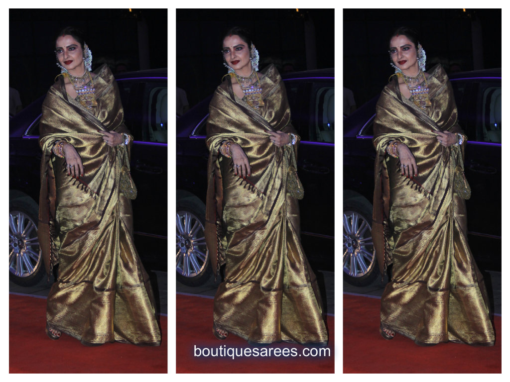 rekha in traditional saree