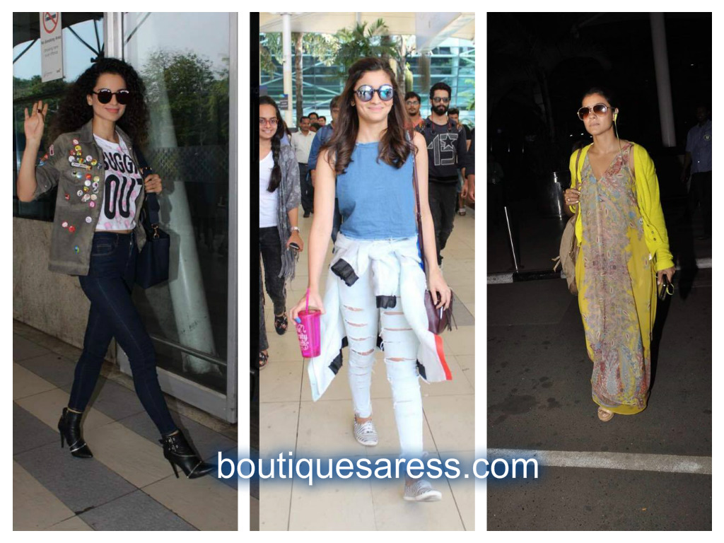 celebs airport style look